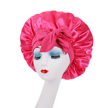 Satin Elastic Nightcap