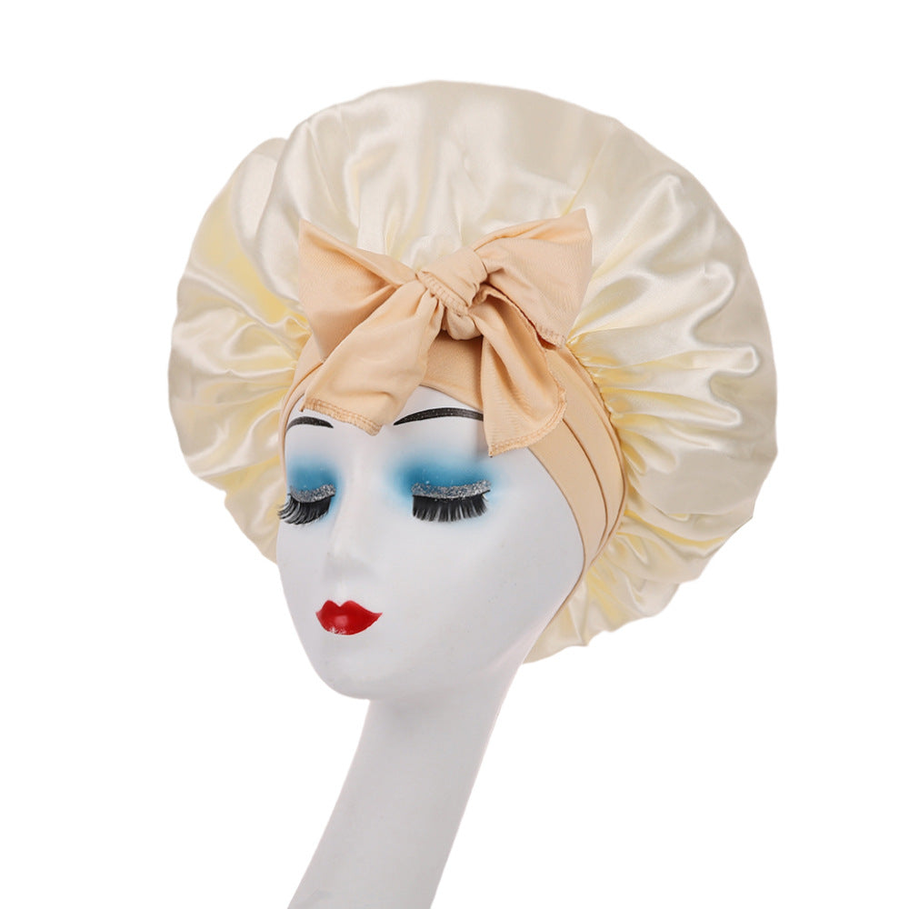Satin Elastic Nightcap