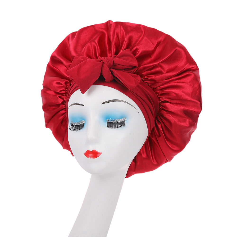 Satin Elastic Nightcap