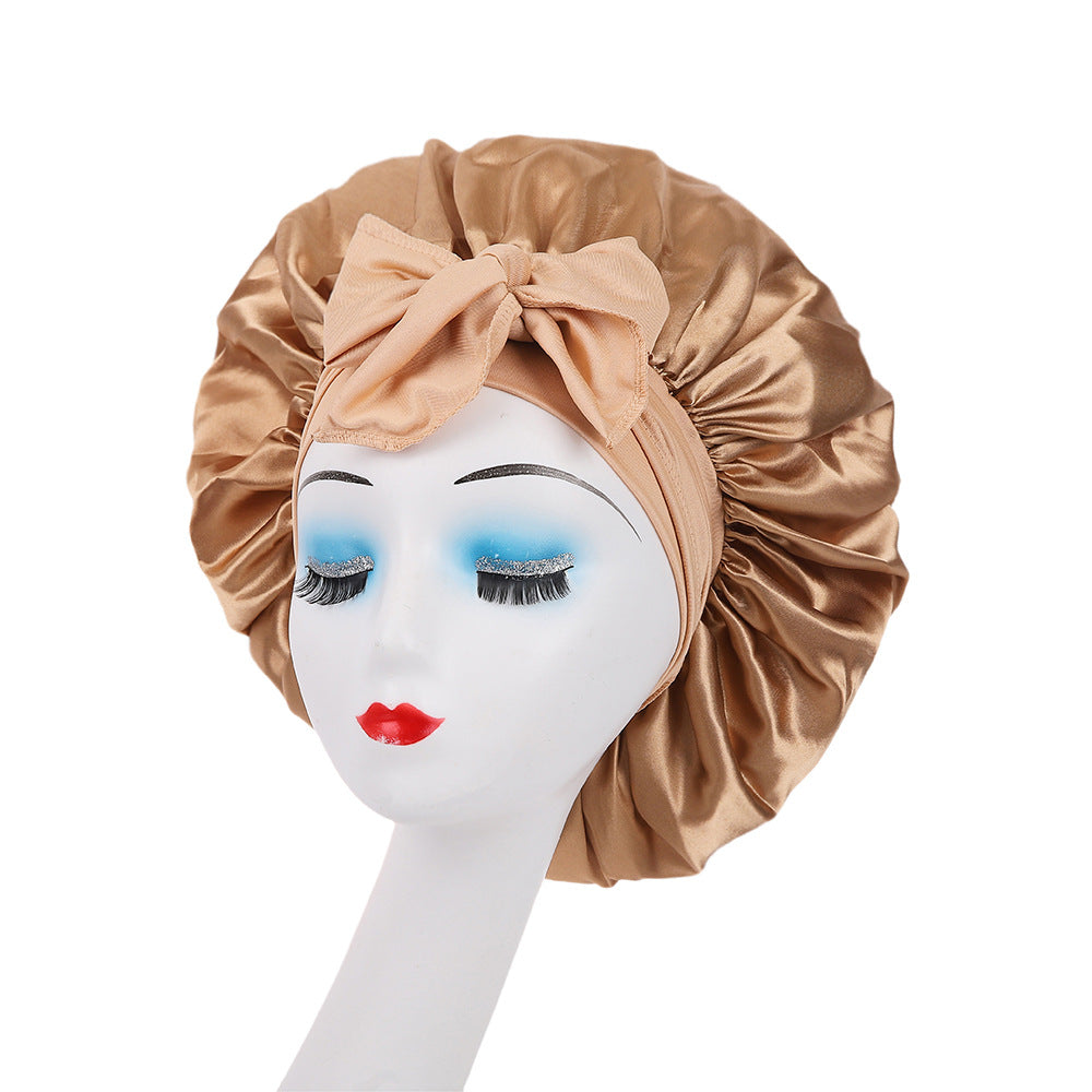 Satin Elastic Nightcap