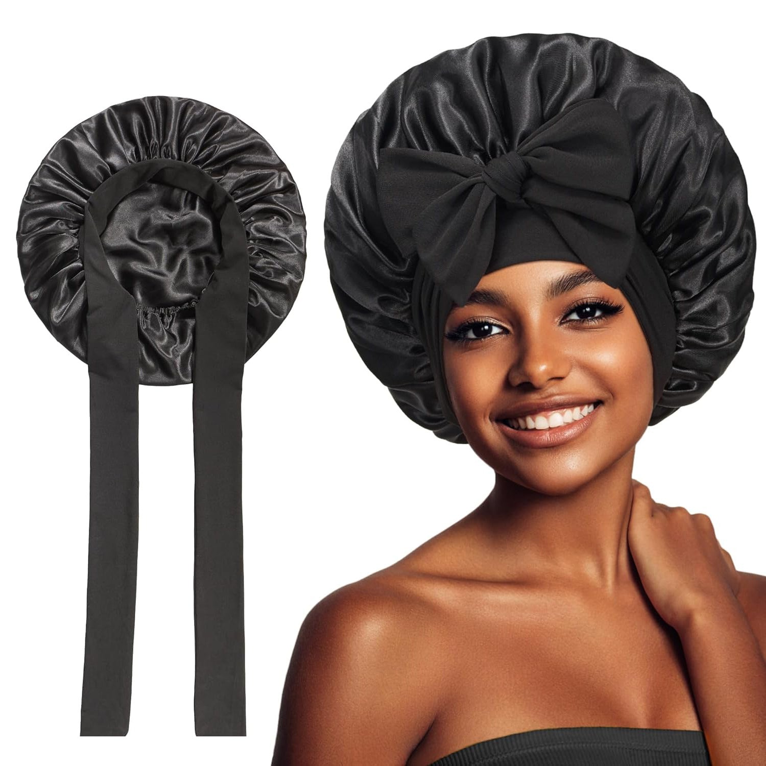 Satin Elastic Nightcap