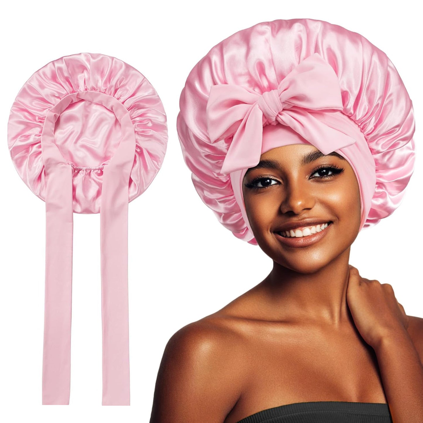 Satin Elastic Nightcap