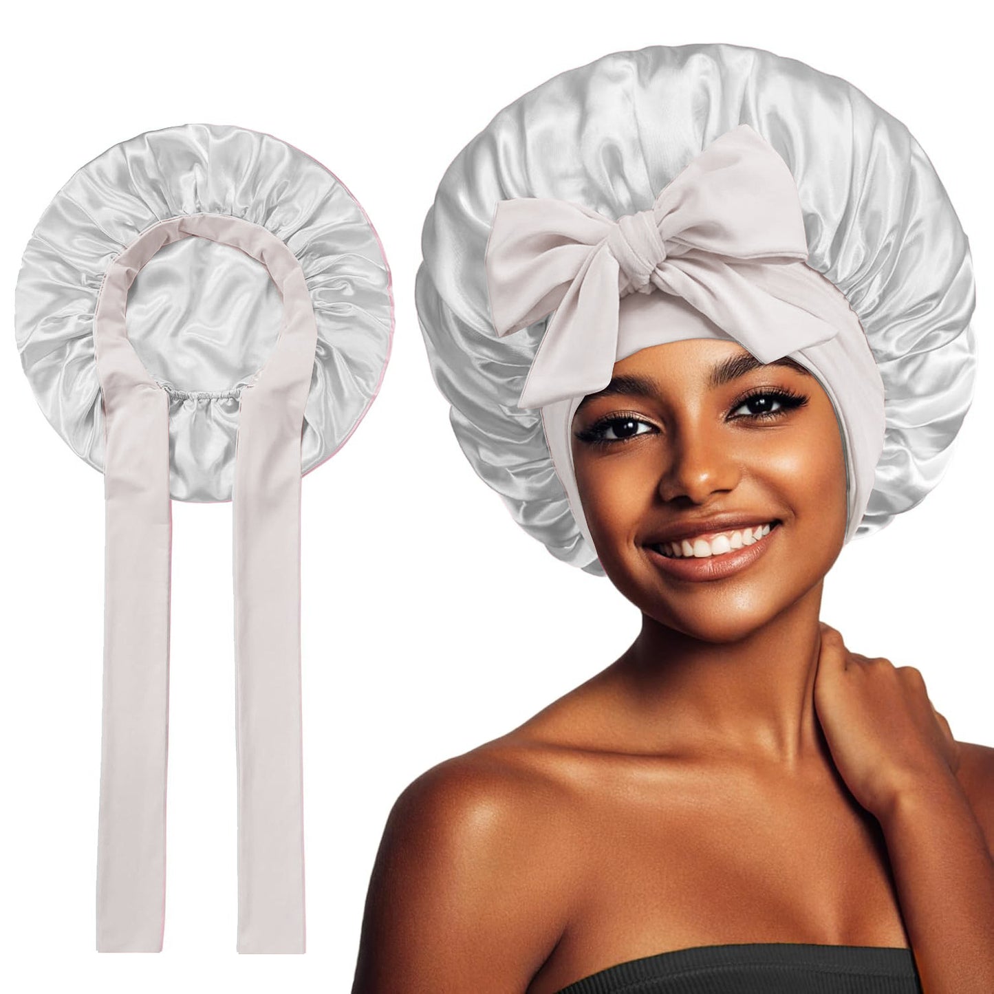 Satin Elastic Nightcap