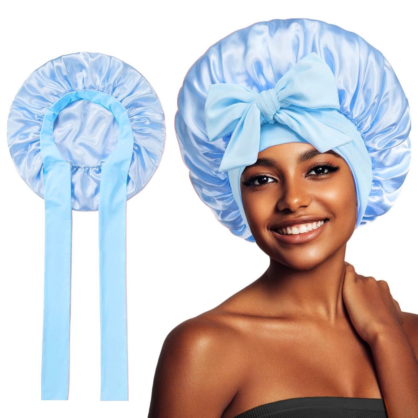 Satin Elastic Nightcap