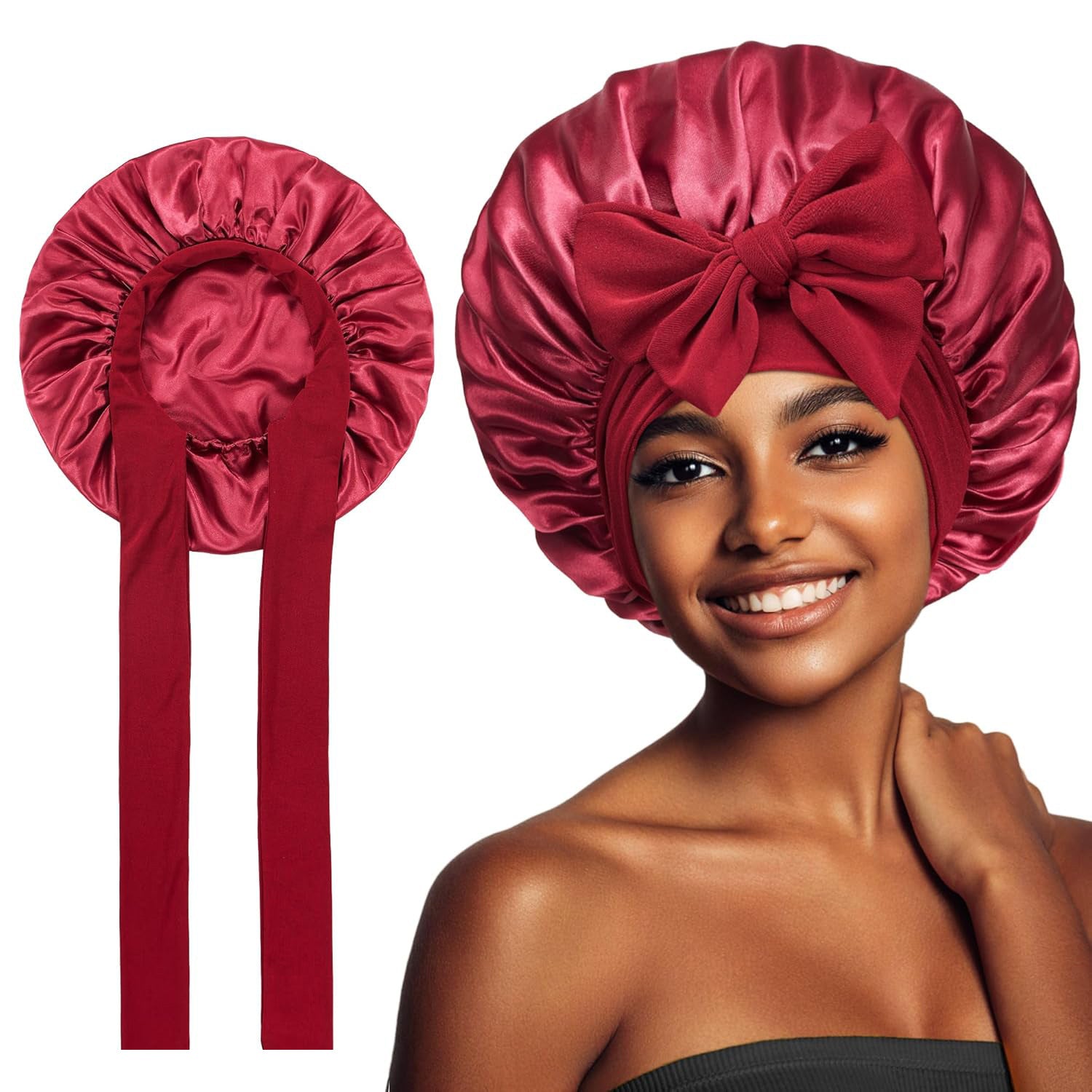 Satin Elastic Nightcap