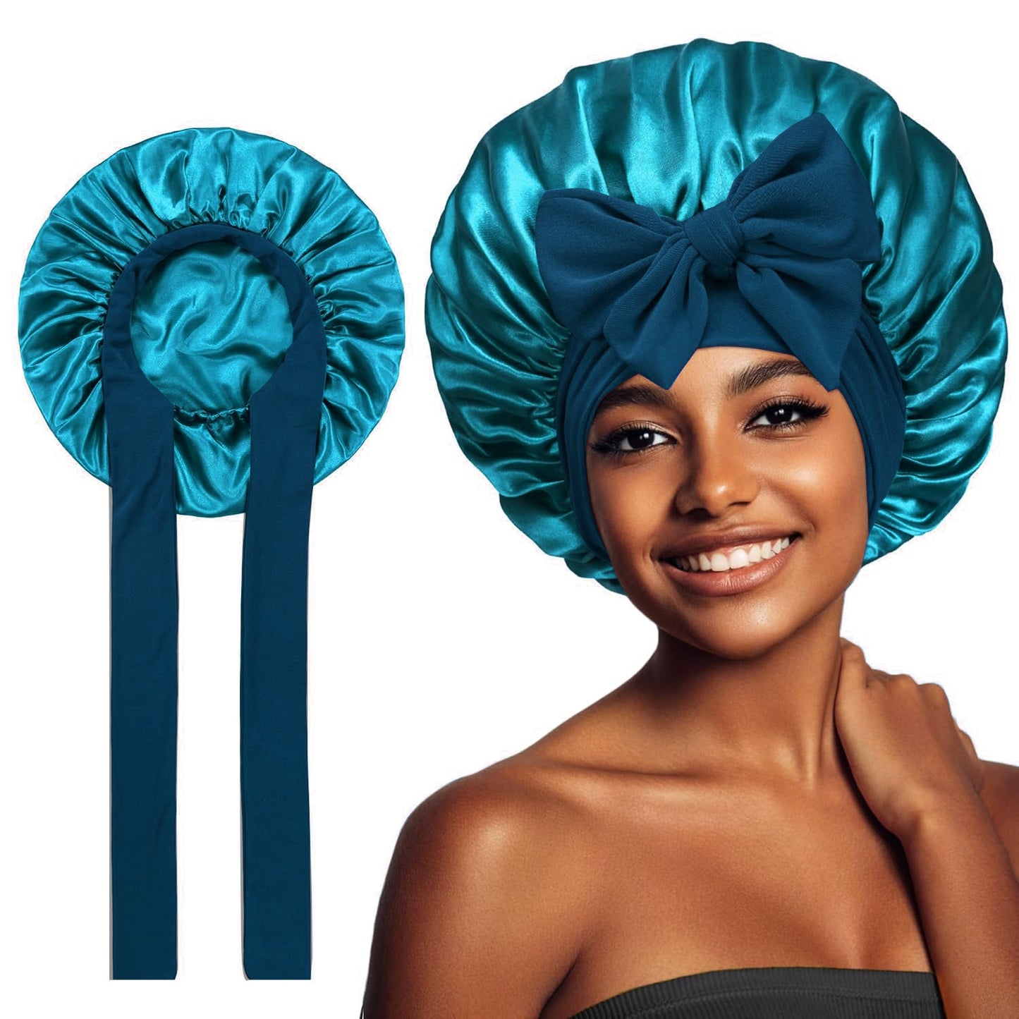 Satin Elastic Nightcap