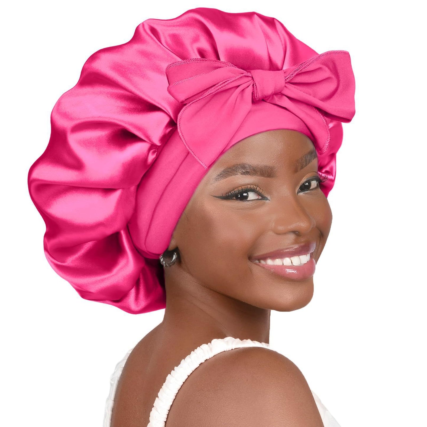 Satin Elastic Nightcap
