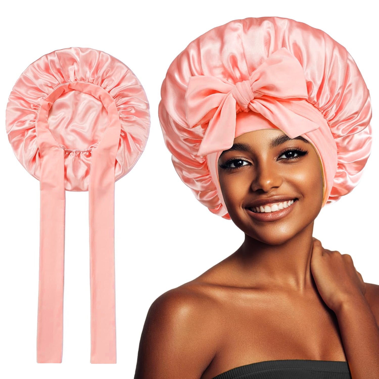 Satin Elastic Nightcap