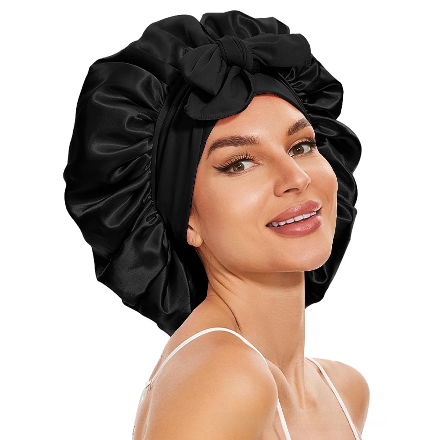 Satin Elastic Nightcap