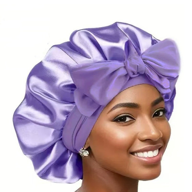 Satin Elastic Nightcap
