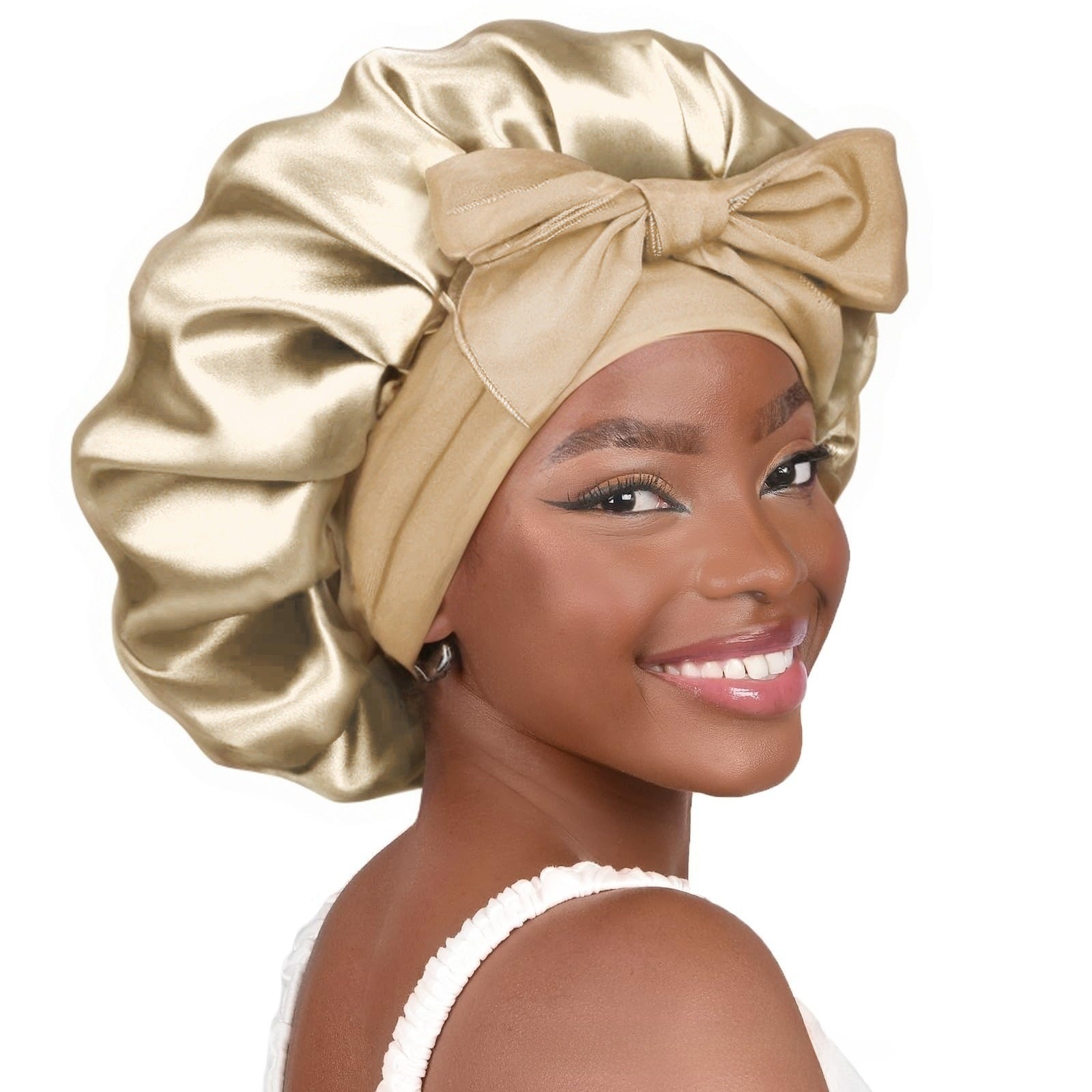 Satin Elastic Nightcap