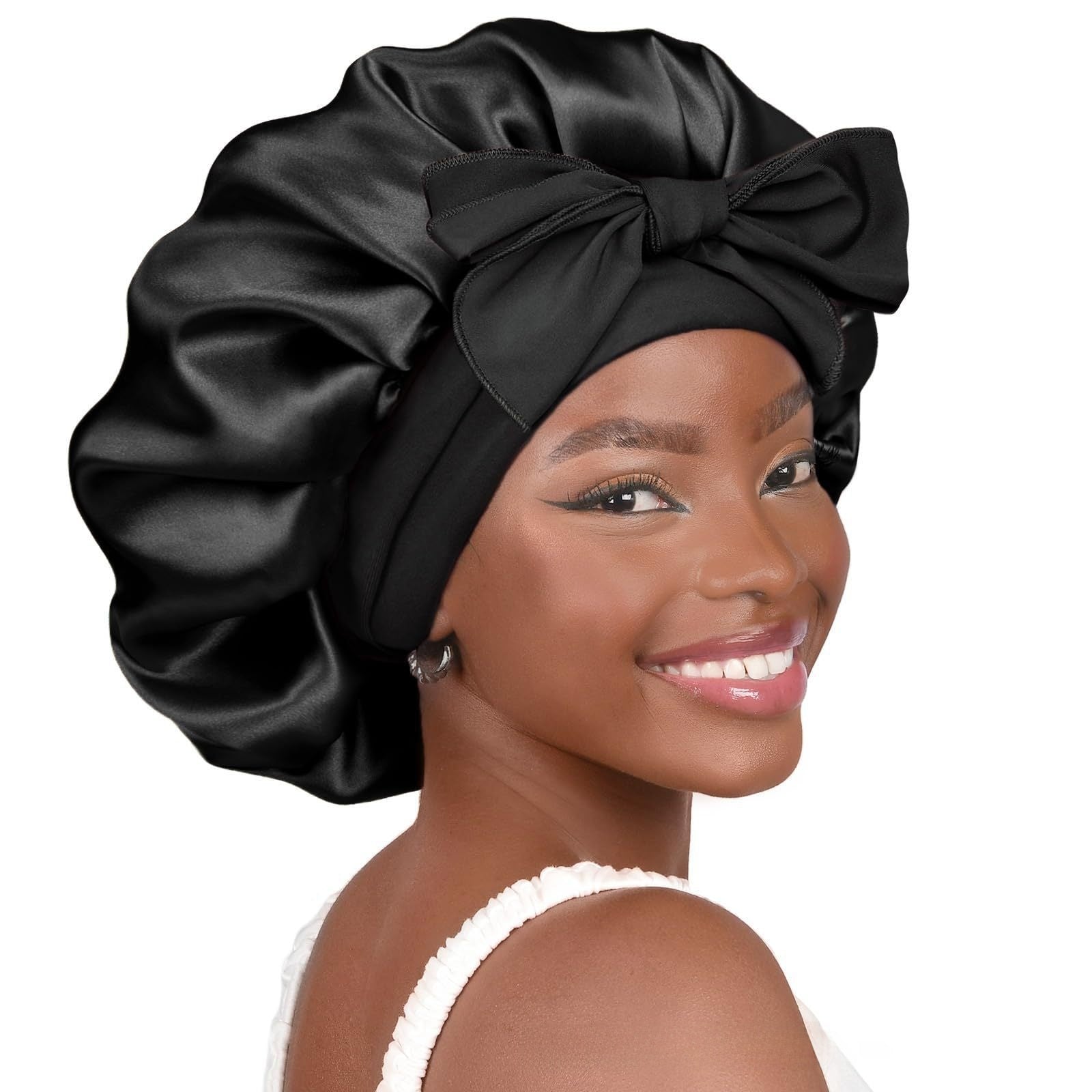 Satin Elastic Nightcap