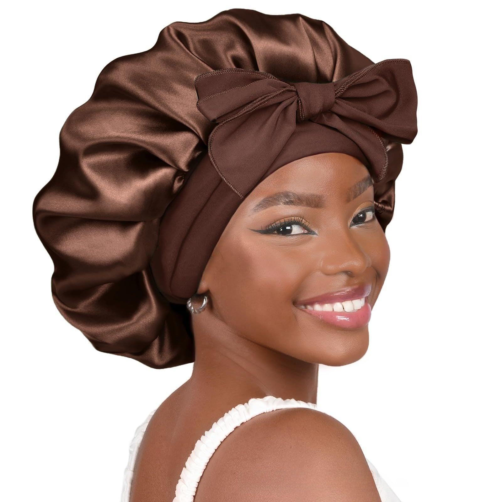 Satin Elastic Nightcap