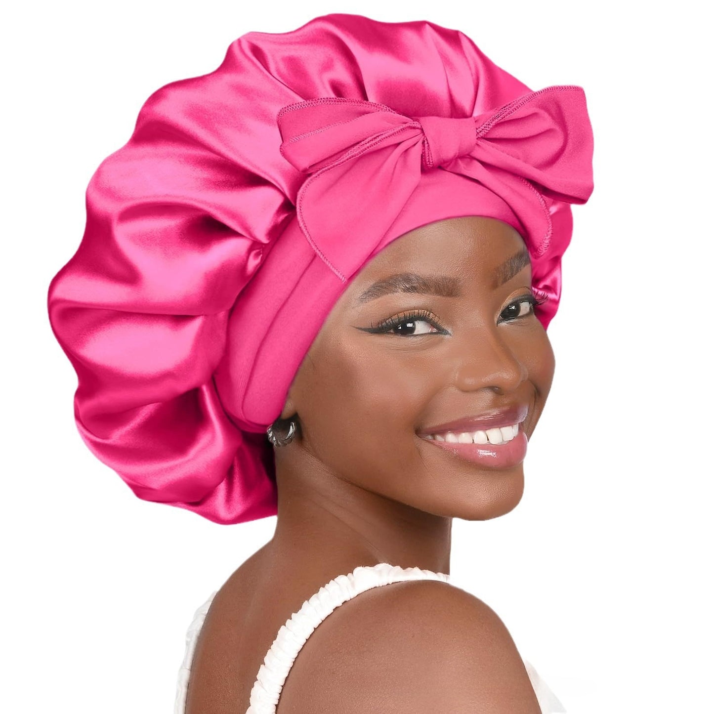 Satin Elastic Nightcap