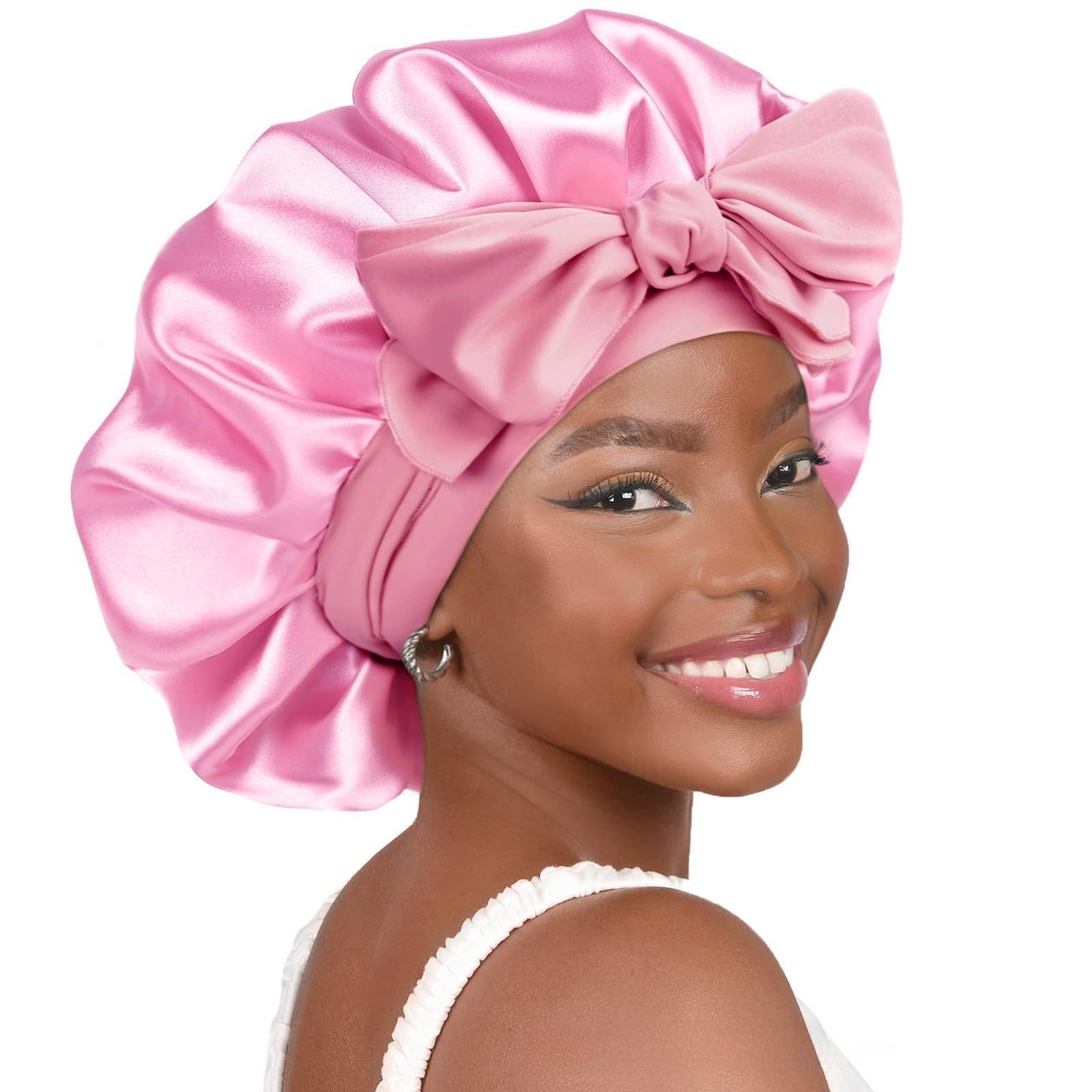 Satin Elastic Nightcap