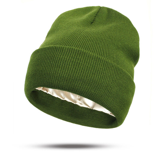 Satin Finish Knitted Winter Hats