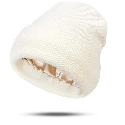 Satin Finish Knitted Winter Hats
