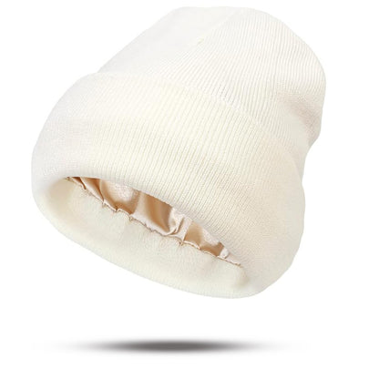 Satin Finish Knitted Winter Hats
