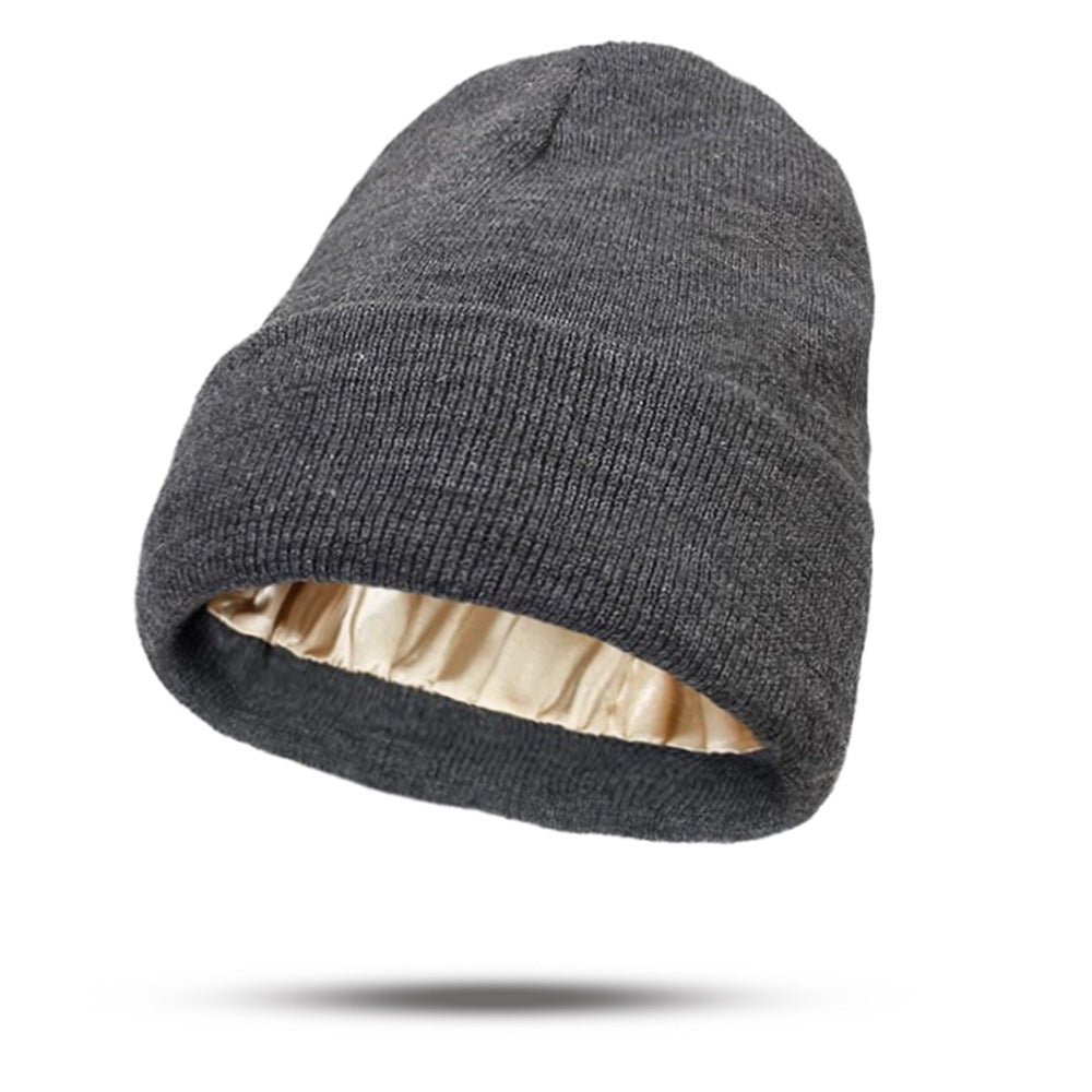 Satin Finish Knitted Winter Hats