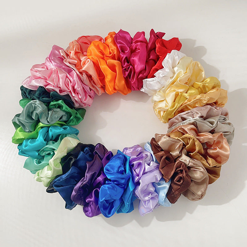 Satin Hair Band Large Intestine Hair Tie