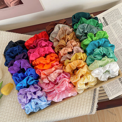 Satin Hair Band Large Intestine Hair Tie