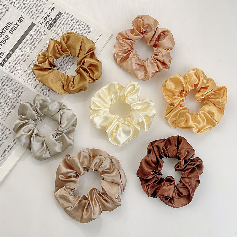 Satin Hair Band Large Intestine Hair Tie
