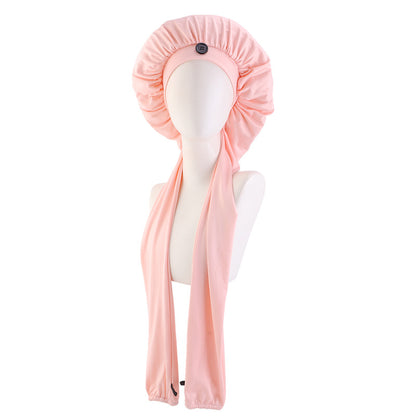 Satin Long Tube Sleep Cap