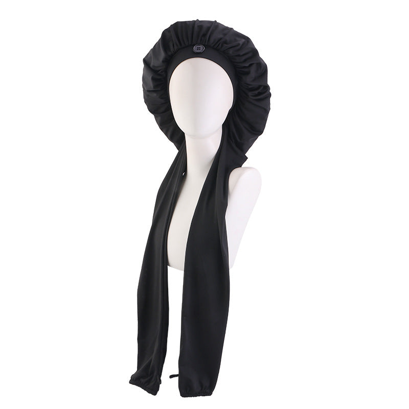 Satin Long Tube Sleep Cap