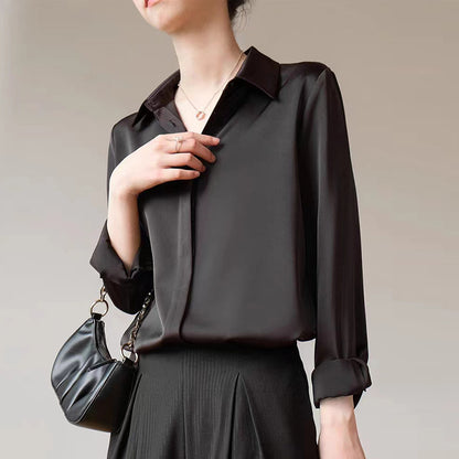 satin shirt