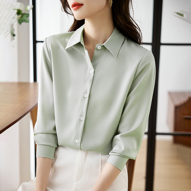 satin shirt