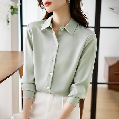 satin shirt