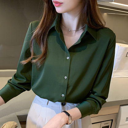 satin shirt