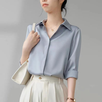 satin shirt