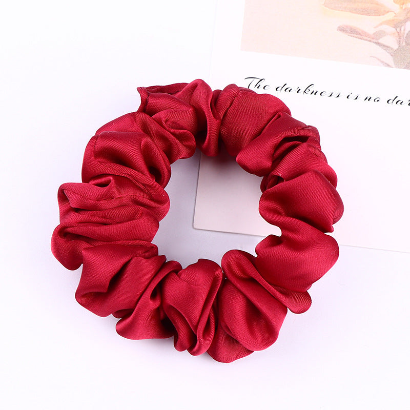Satin Silk Scrunchies High Elasticity Hair Ties