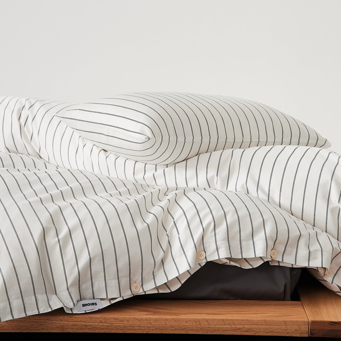 Satin Striped Cotton Bedding Set