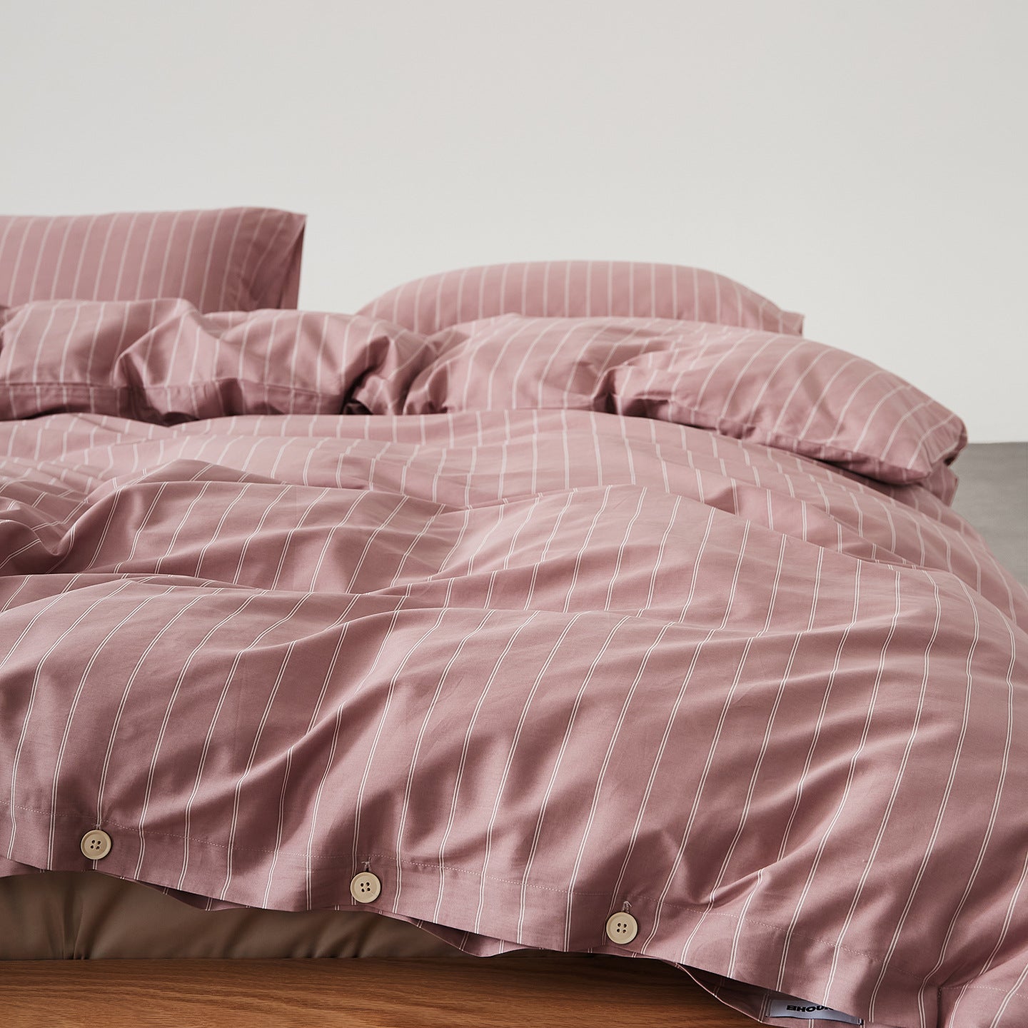 Satin Striped Cotton Bedding Set