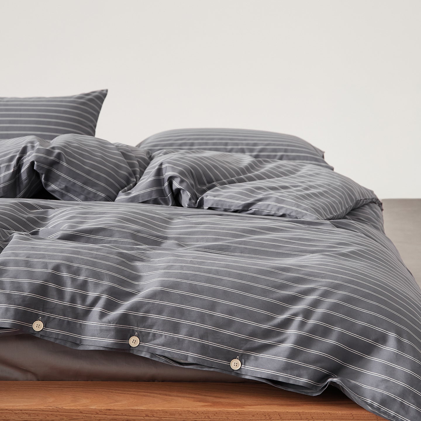 Satin Striped Cotton Bedding Set