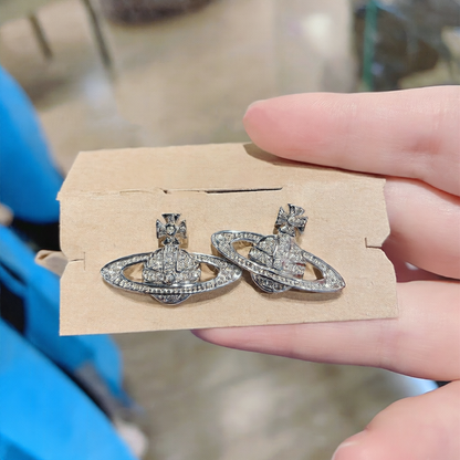 Saturn earrings