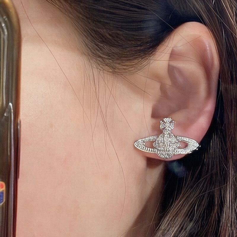 Saturn earrings