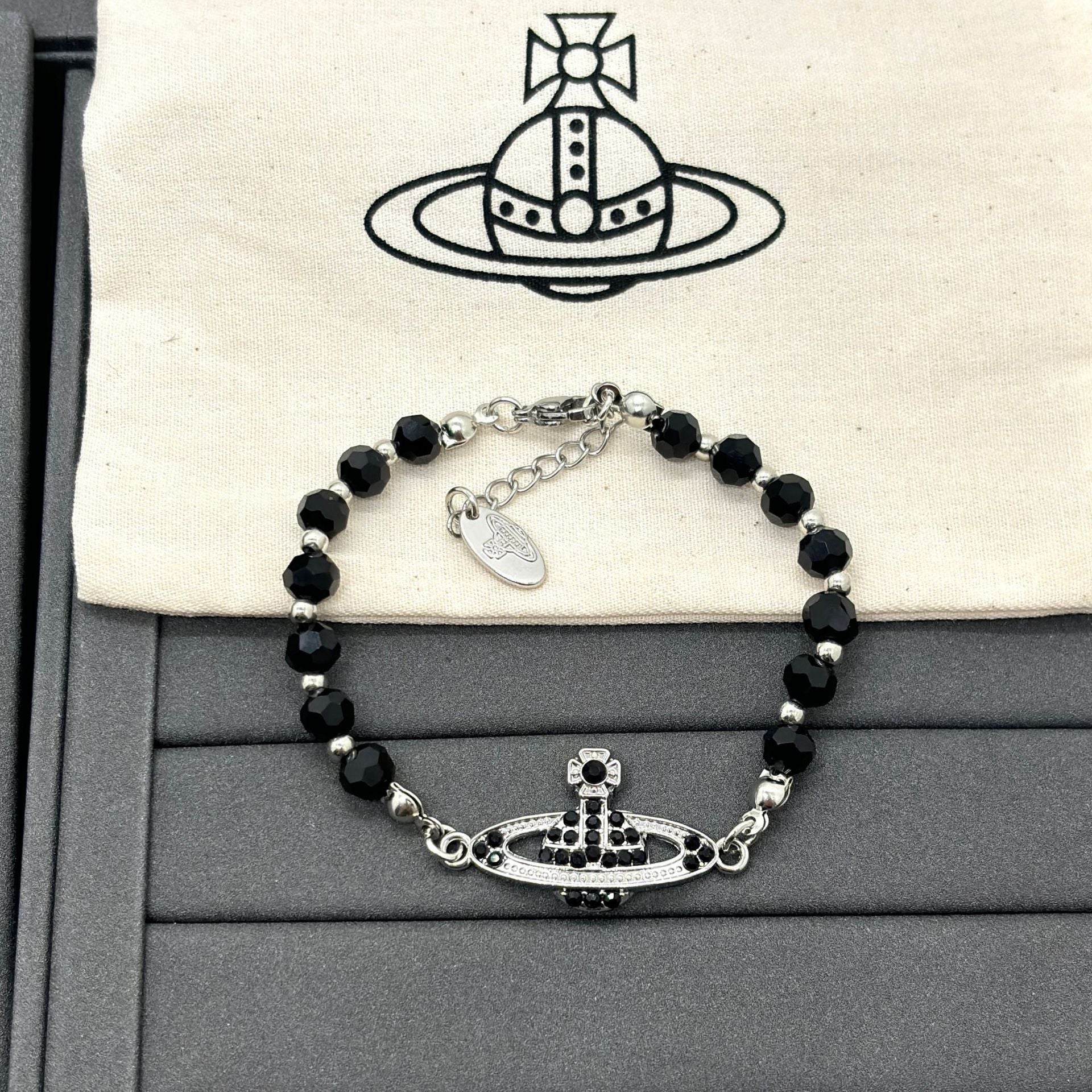 Saturn Pearl Necklace