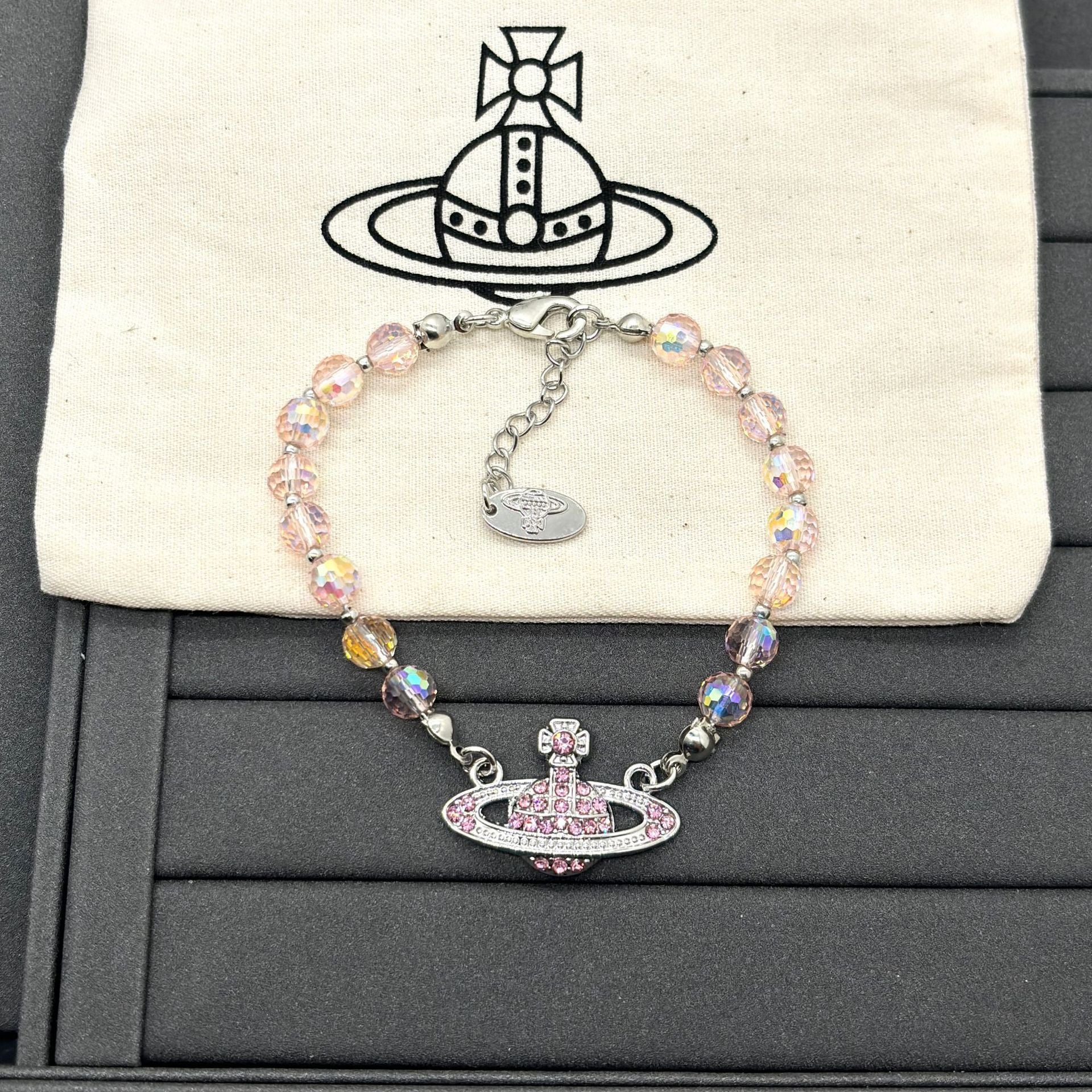 Saturn Pearl Necklace