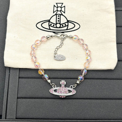 Saturn Pearl Necklace