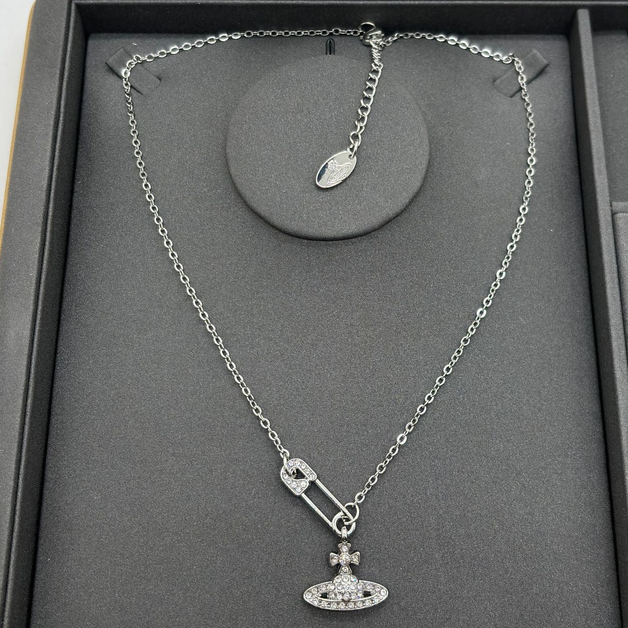 Saturn Pearl Necklace