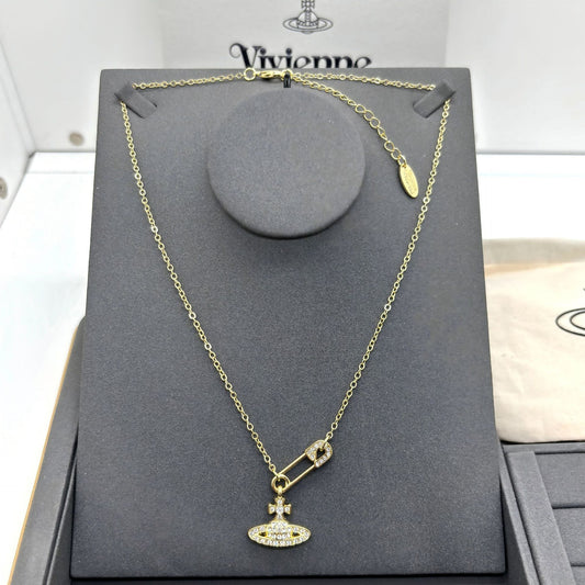 Saturn Pearl Necklace