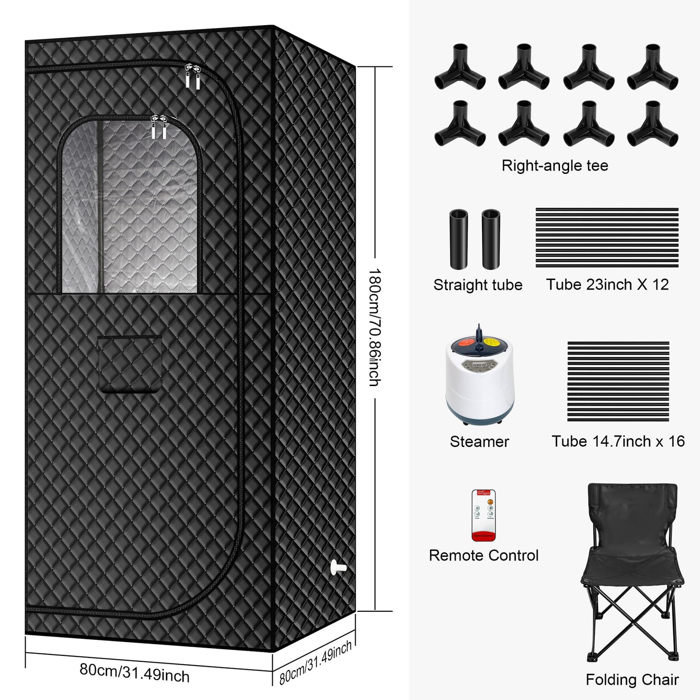 Sauna bath box