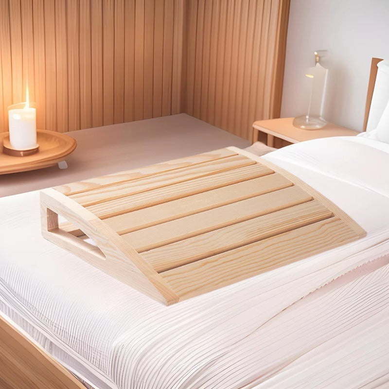 Sauna wooden pillow