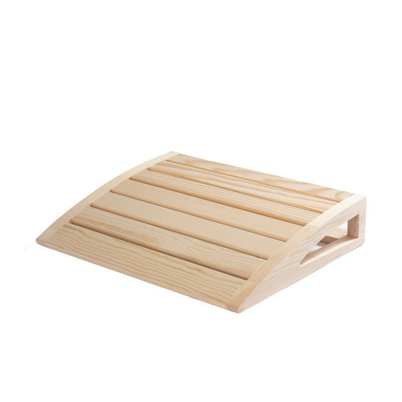 Sauna wooden pillow
