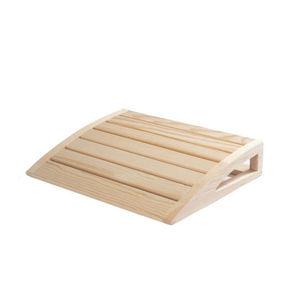 Sauna wooden pillow