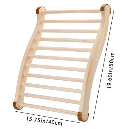 Sauna wooden pillow
