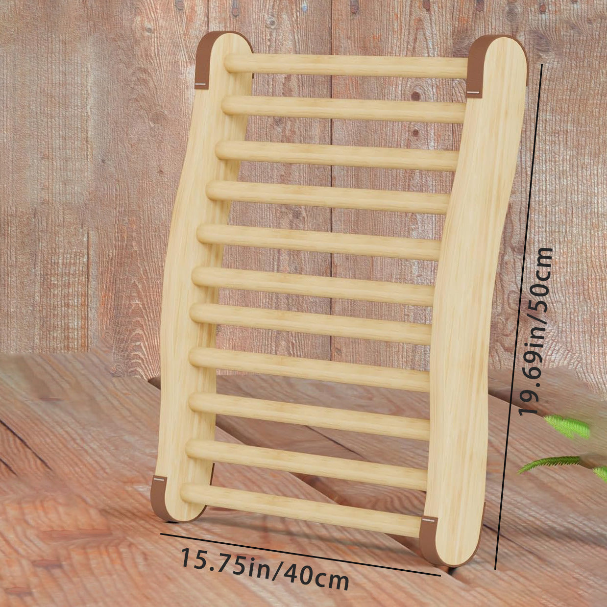 Sauna wooden pillow